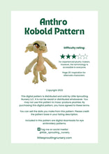 Load image into Gallery viewer, Anthro Kobold Pattern