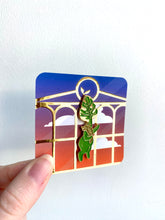 Load image into Gallery viewer, Variegated Monstera Enamel Pin
