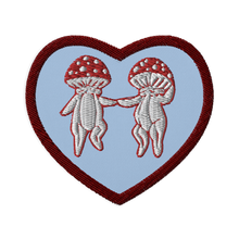 Load image into Gallery viewer, Fly Agaric Heart Embroidered patch
