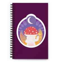 Load image into Gallery viewer, Mystical Fly Agaric Spiral notebook
