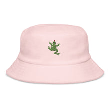Load image into Gallery viewer, Frog Terry cloth bucket hat
