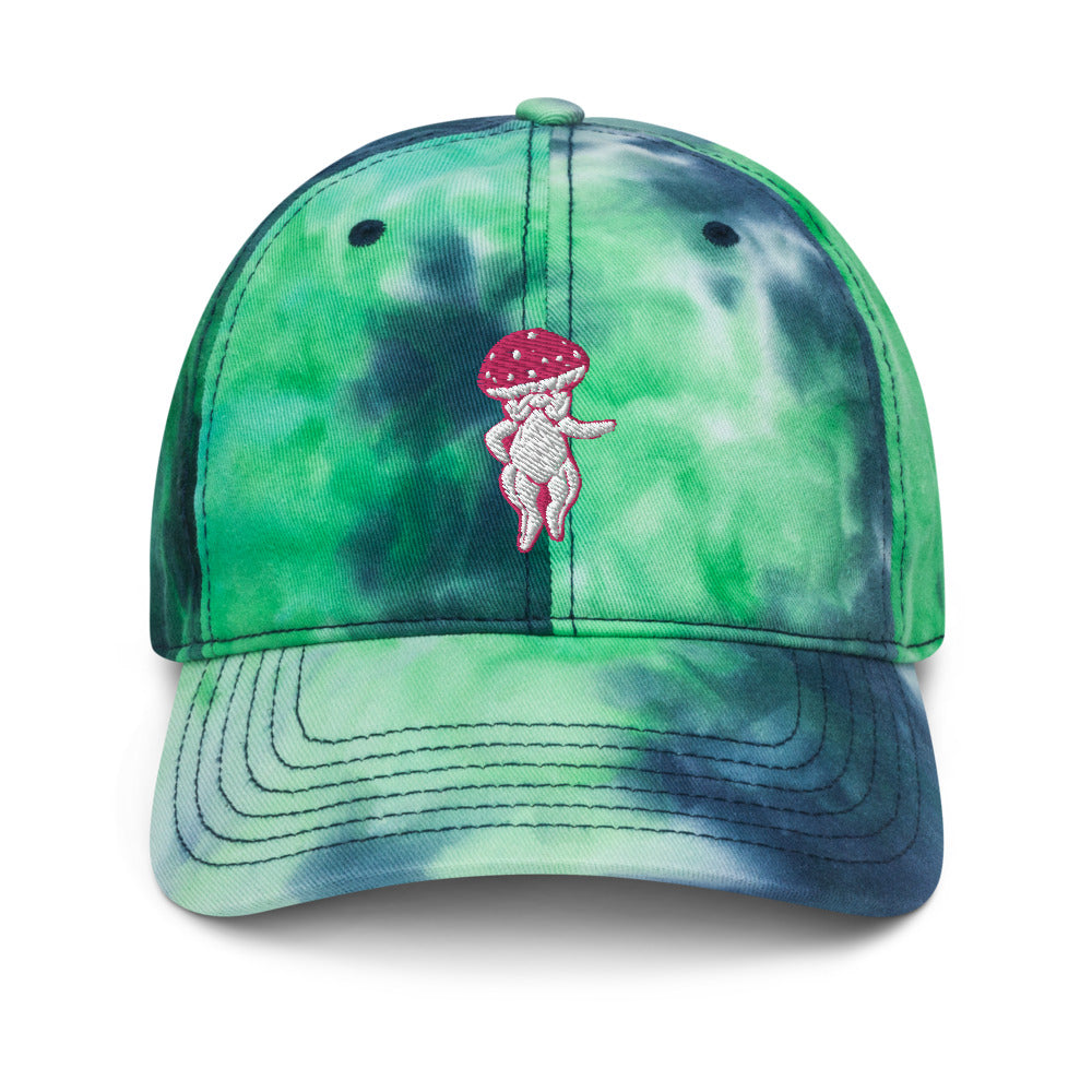 Pink Fly Agaric Tie dye hat